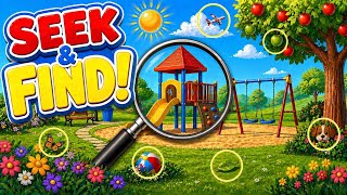 SEEK & FIND at the Playground! 🔍 Hidden Objects Game for Kids screenshot 2