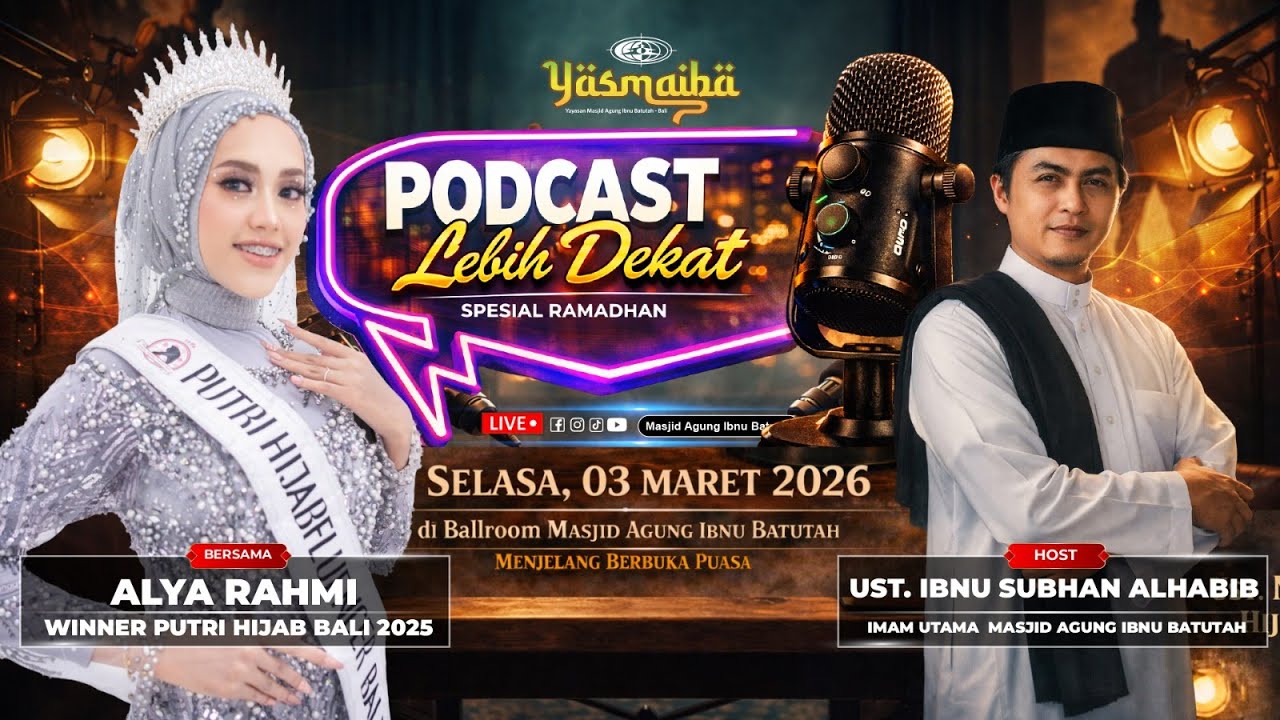 🔴 LIVE Spesial Live Podcast Lebih Dekat | Alya Rahmi - Winner Putri Hijab Bali 2025 | 03 Mar 2026