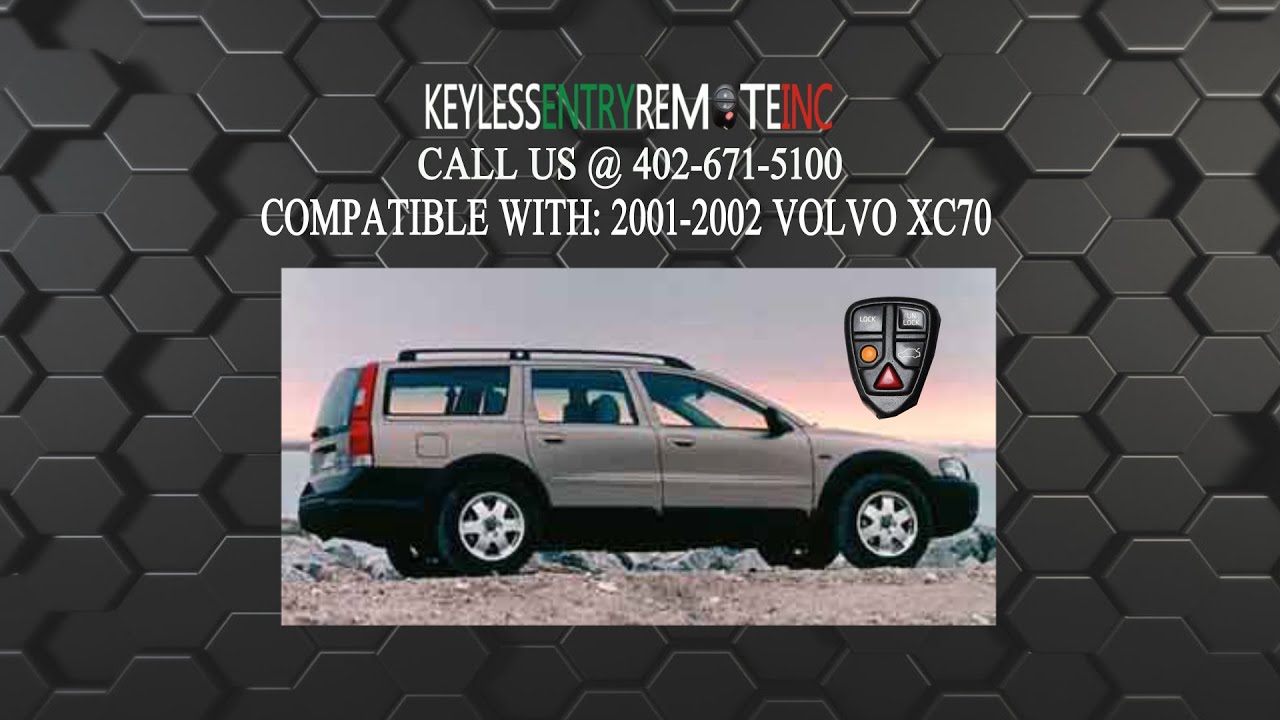 How To Replace Volvo XC70 Key Fob Battery 2001 & 2002 YouTube