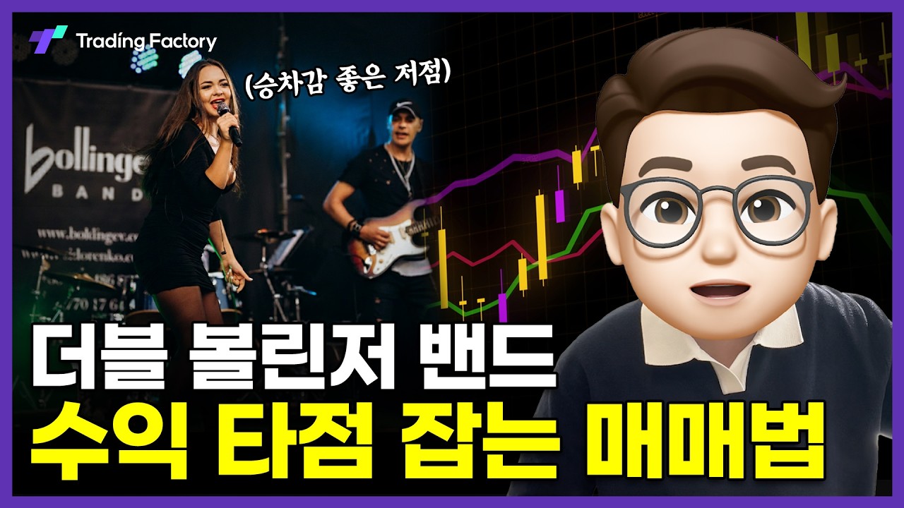 볼린저밴드로만 일 10만원, 월 300만원 가능한 비밀 매매법! (더블 볼린저밴드)