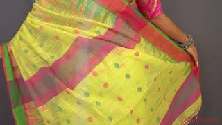 Cotton Saree | Bengal Cotton Sarees | Cotton Sarees Online Shopping | Shavastra-Zard Keshariya screenshot 4