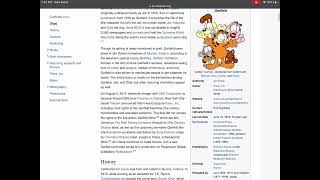 Wikipedia Speedrun: Garfield to Batman