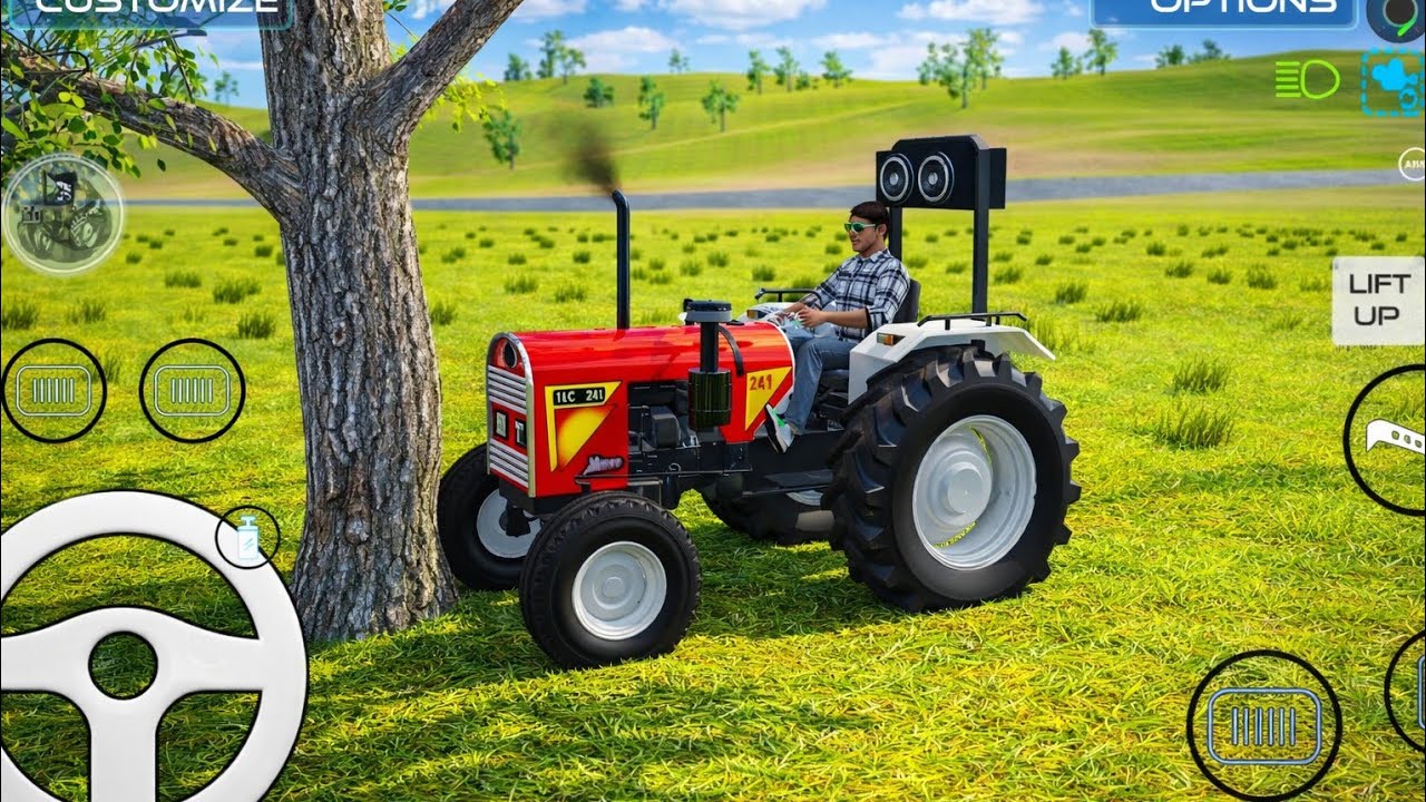 इंडियन आईसर  ट्रैक्टर आज मैं आईसर ट्रेक्टर को स्टैंड कराऊंगा और चलाऊंगा game bacchon ke liye🇮🇳