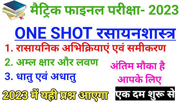 Class 10th Chemistry Vvi Objective Question 2023 || Class 10th Science Viral Objective Question 2023