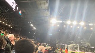 Newcastle fans as Sean Longstaff scores against Fulham 2-0 FA Cup