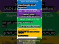 5 Steps Towards ML mastery—45 (Project-2): Error Fix-- Collect Genres Names.