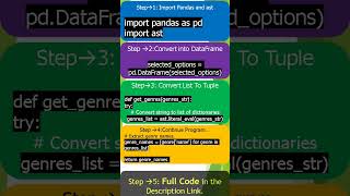 5 Steps Towards ML mastery—45 (Project-2): Error Fix-- Collect Genres Names.
