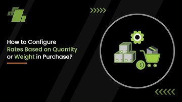 How to Configure Rates Based on Quantity or Weight in Purchase ?