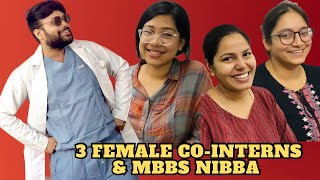 3 Female Co-Interns Mbbs Niba Rabies Vaccination 