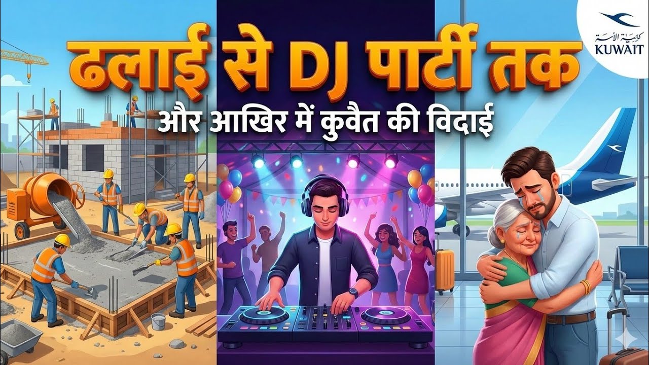 घर की ढलाई पूरी हुई | मेहनत, खुशी और फिर कुवैत जाना | Desi Family Vlog