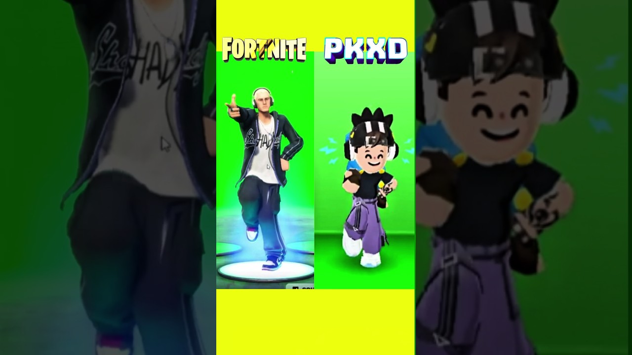 New Dance FORTNİTE vs PKXD! 🤩 