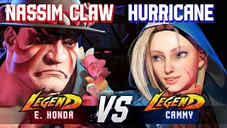 SF6 ▰ NASSIM CLAW (E.Honda) vs HURRICANE (Cammy) ▰ High Level Gameplay