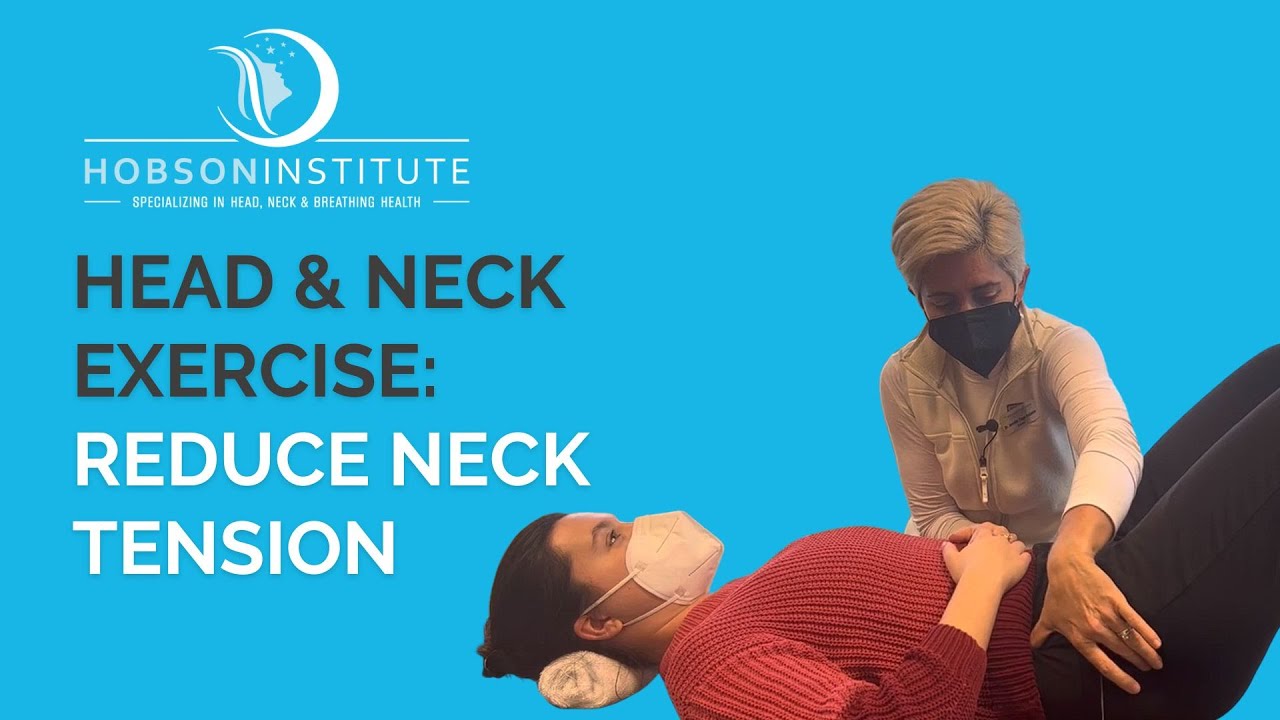 Rib cage lowering exercise to reduce neck tension YouTube