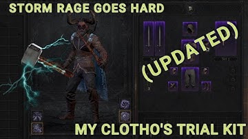 my UPDATED clothos trial kit chill rogue gameplay #dungeonborne