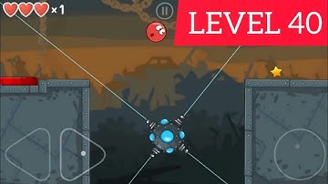 Red Ball 4 Level 40 Walkthrough / Playthrough Video || Android IOS Gameplay