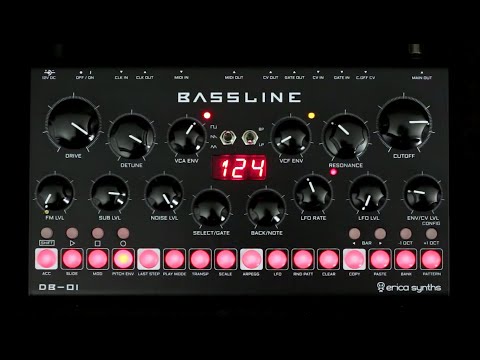 Erica Synths Bassline DB-01 Intro