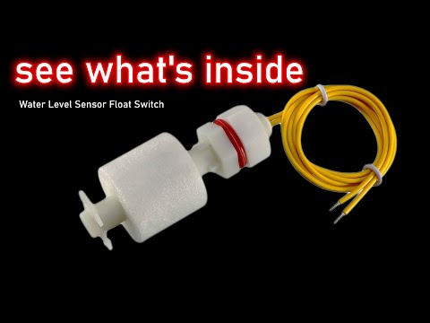 Inside Water Level Sensor Floating Switch || Water Level Liquid Sensor Tank Pool, How Does It