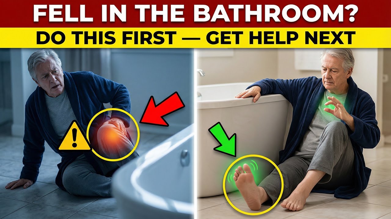 Over 60? Do THIS Immediately After a Fall in the Bathroom | Senior Health Tips