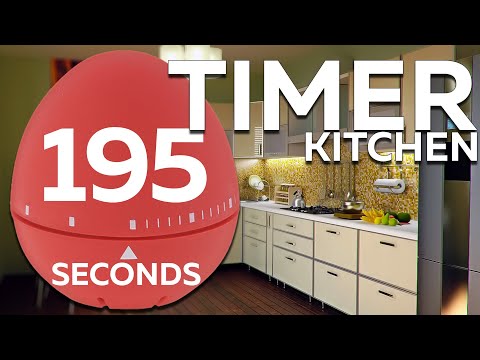 195 seconds Cooking timer | 3min 15sec Egg TIMER