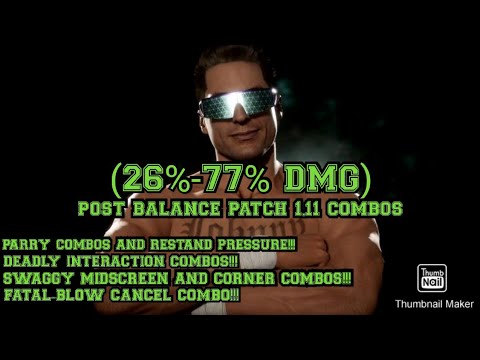 "THE NINJA MIME" Mk11 Johnny Cage High Damage Combo Video