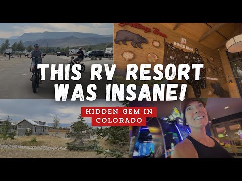 This RV resort in Granby (CO) has EVERYTHING! Crazy amenities, spacious lots and beautiful views...
