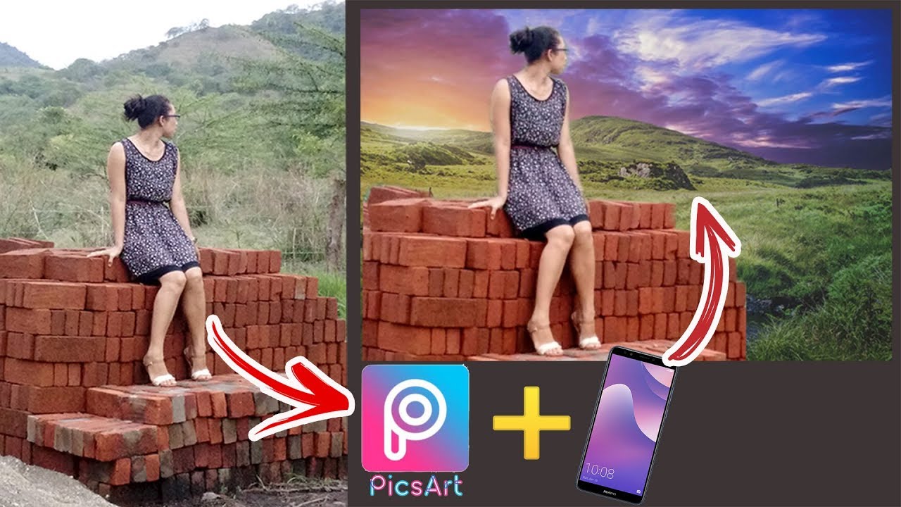 Como CAMBIAR el FONDO de una FOTO con PICSART | TecnoMania - YouTube