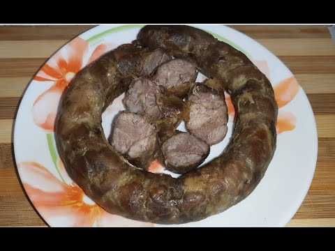 ДОМАШНЯЯ КОЛБАСА// ДОМАШНЯЯ КОЛБАСА В ДУХОВКЕ - YouTube
