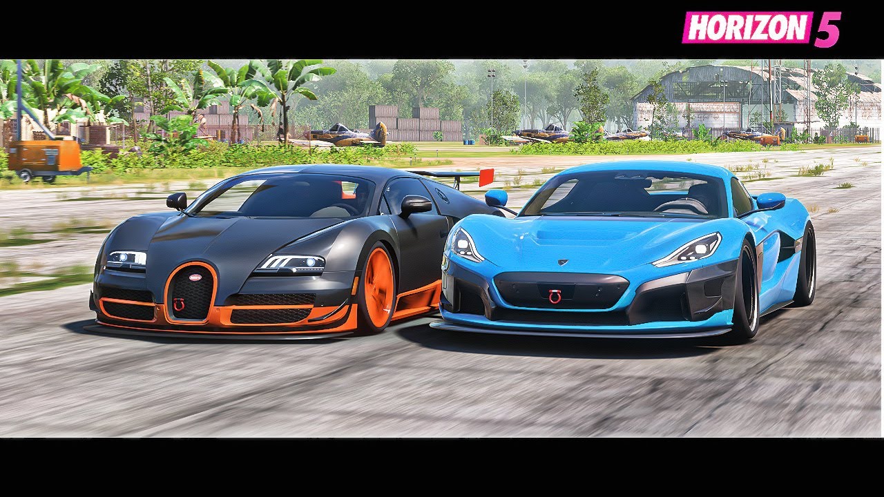 1900Hp Rimac Nevera Vs The World Hypercars - Forza Horizon 5 | 1 MILE DRAG RACE BATTLE