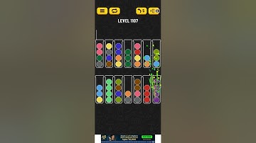 ball sort level 1107 solution