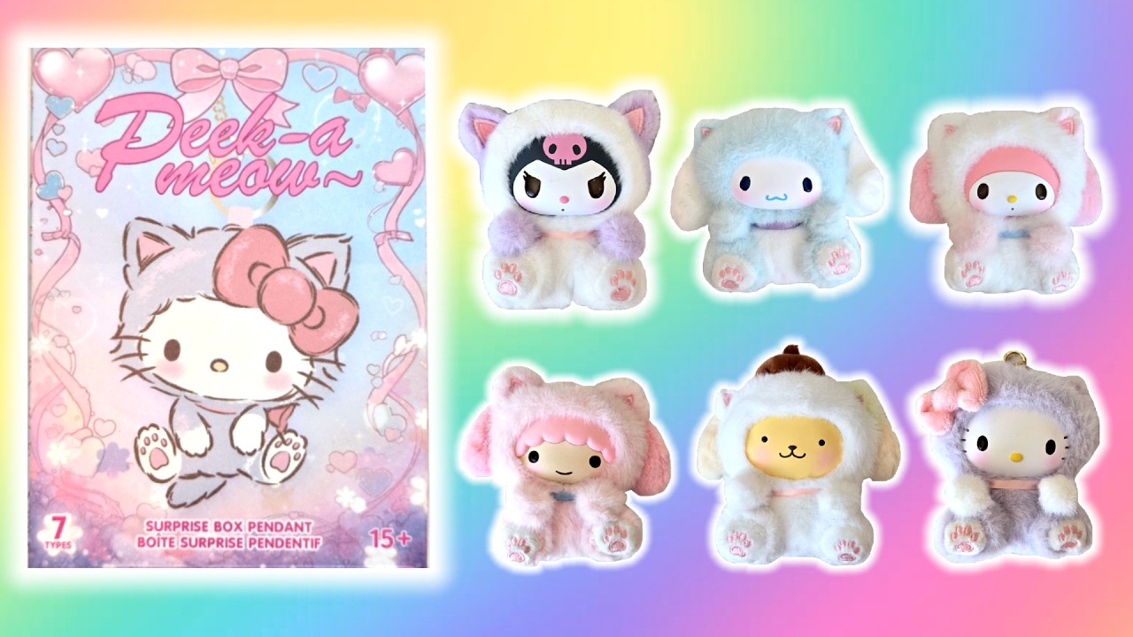 MEMBERS ONLY UNBOXING (peek a meow miniso blindbox) - YouTube