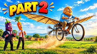 Gareeb Aloo Ne Bana Di Udne Wali Cycle! Hairan | Baingan Aur Gajar Dekh Kar