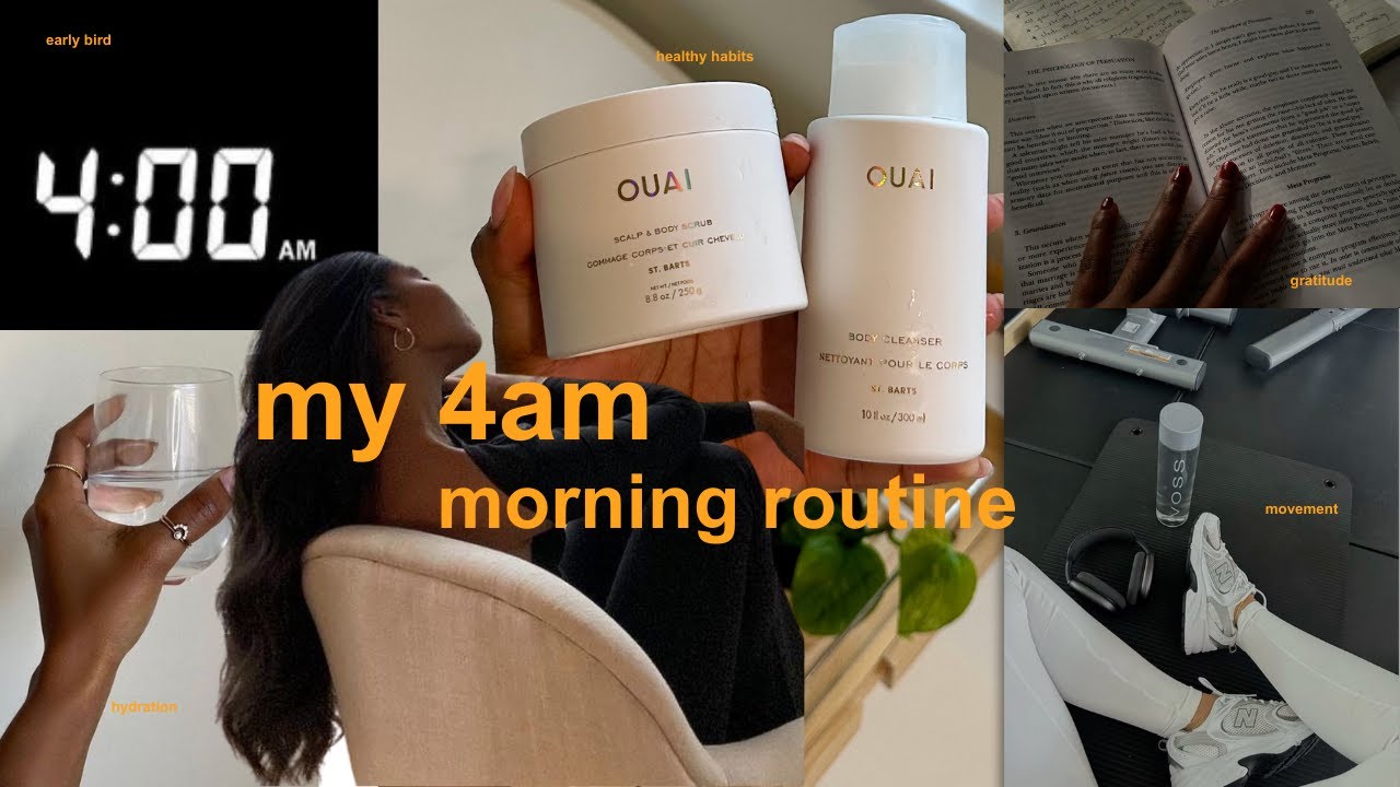 How Waking Up at 4 AM Can Change YOUR Life 🎀 ☕ ✨ | Productive & Self-Care Morning Routine