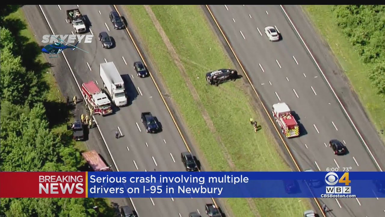 Serious Crash Involving Multiple Drivers On I-95 In Newbury - YouTube
