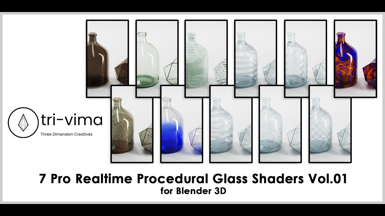 Realistic Glass Shader - Blender Market