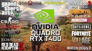 NVIDIA T400 - Test in 30 Games