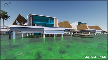 FLOATING RESORT | LUMION WALKTHROUGH | 3D ANIMATION | ARCHITECTURAL THESIS