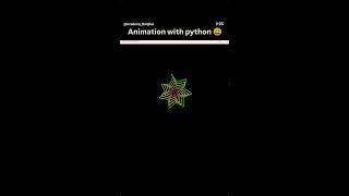 Animation with pythonturtle module graphicsSave and share the video#python #coding #reelstrending