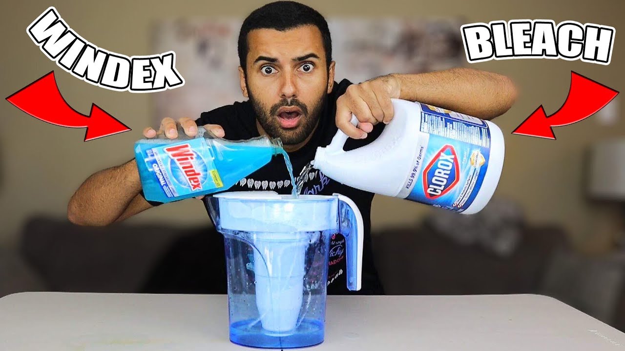THIS INSTANTLY TURNS ANY LIQUID TO WATER!! 3.0 (TESTING HARSH CHEMICALS 💀😱)