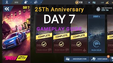 Need for speed No Limits 25th Anniversary | BUGATTI CHIRON DAY 7 EP 1