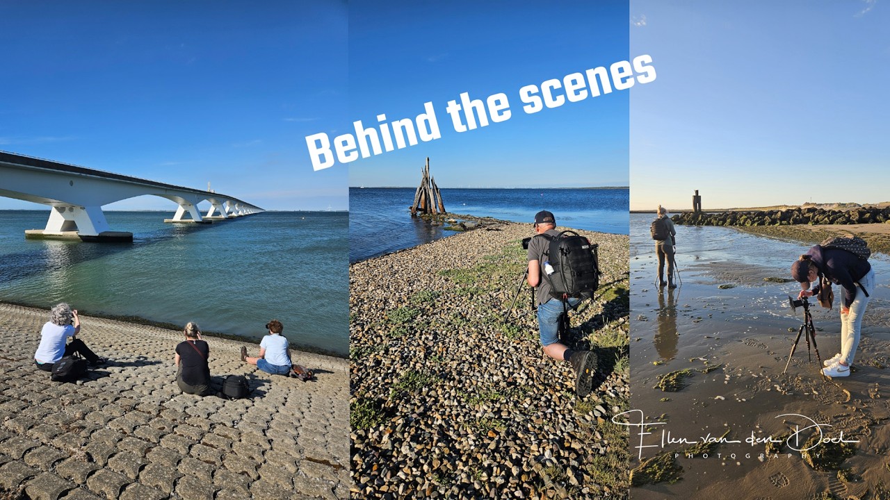 Behind the scenes tijdens workshop lange sluitertijden #14