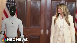 Thumbnail for Viral robot appearances on the rise as White House hosts humanoid robot