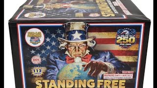 STANDING FREE 112 shot firework cake 🔥🔥 NEW 2026 BANGER BY WORLD CLASS FIREWORKS 