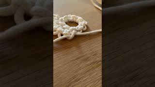 Fun and easy #macrame coaster✨ #diy #macrametutorial