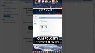 CUM FOLOSIȚI CORECT G SYNC!   #foryou #gamingpcbuild #nvidia #gsync #tutoial