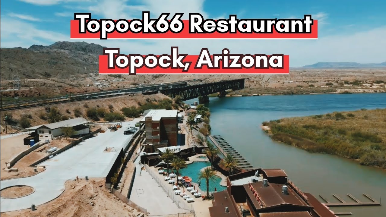Topock66 Restaurant Topock, Arizona Route 66 Colorado River DJI