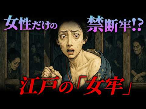 江戸で女性だけが収監された「女牢」とは何なのか? - YouTube