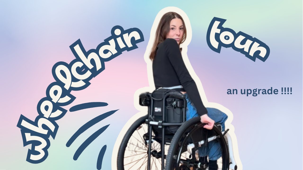 Новое инвалидное кресло, изготовленное на заказ! (экскурсия на инвалидном кресле)