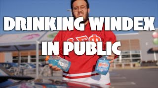 Drinking Windex in Public! (PRANK)