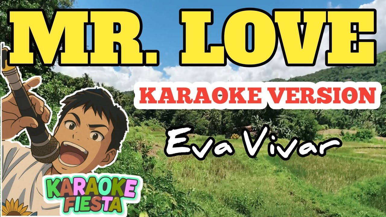 MR. LOVE | Karaoke Version | [ Eva Vivar ] Karaoke Fiesta 
