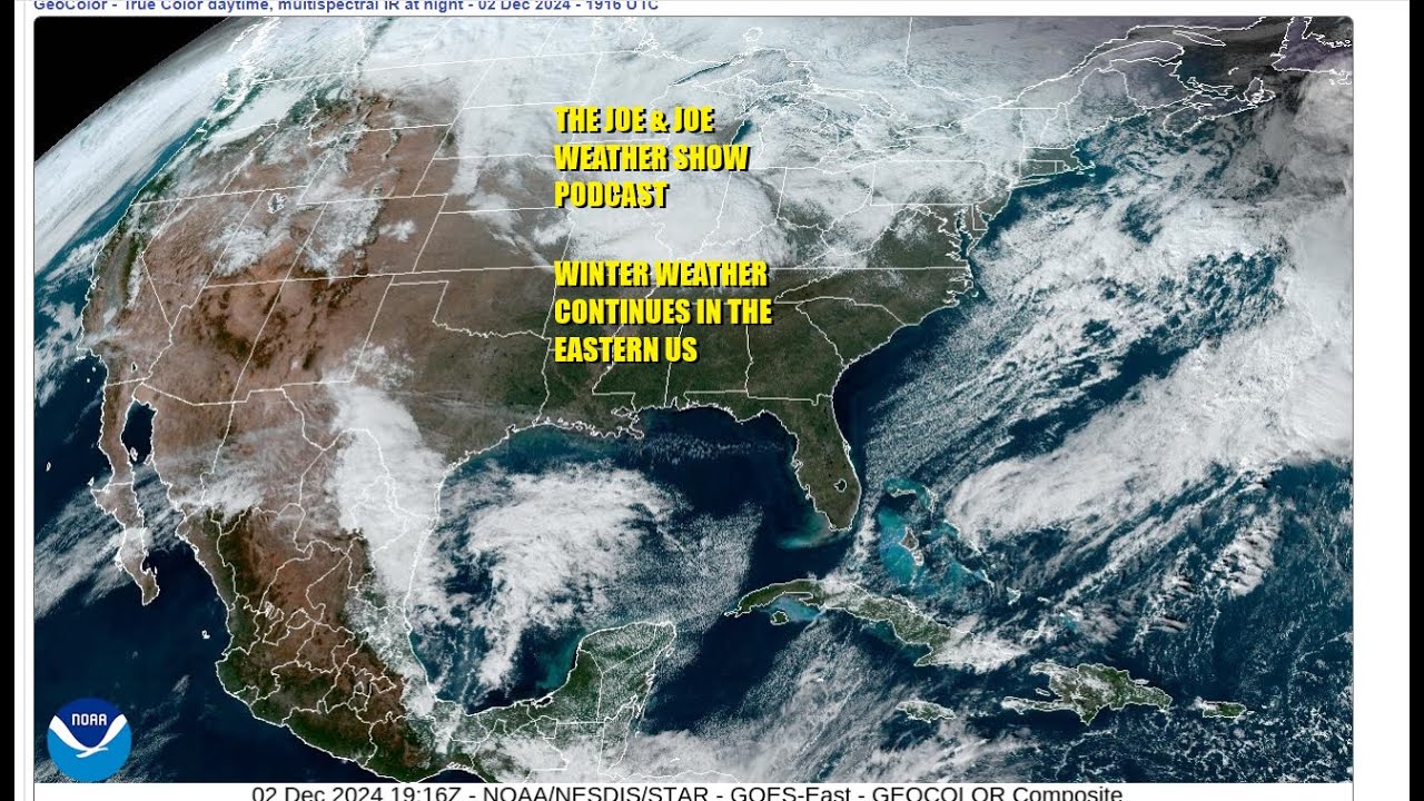 Joe & Joe Weather Show Strong Cold Front Brings Arctic Air & Snow For ...